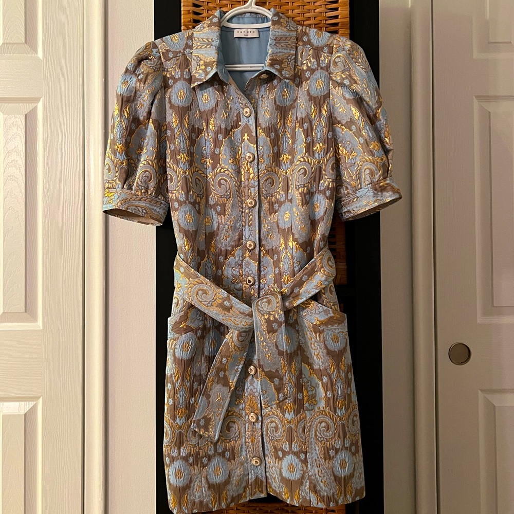 Sandro Paris Jacquard dress